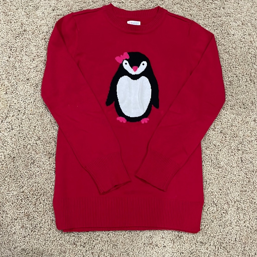 Cute Children’s Place red penguin sweater